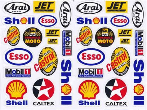 Car Racing Logo Stickers