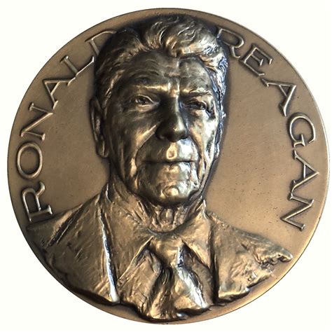 Medal Ronald Reagan First Inauguration Exonumia Numista
