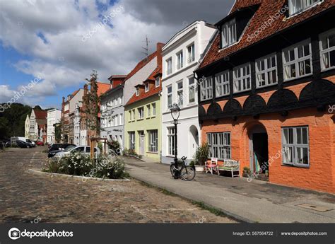 Street Traditional Houses Historical Part Lubeck Germany Stock Photo By