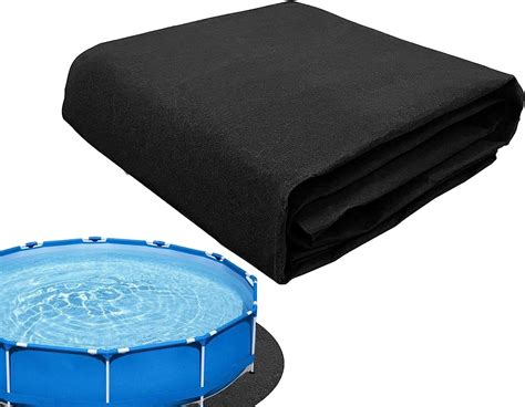 Above Ground Pool Liner Pad 13ft Swimming Pool Ground Mat Puncture