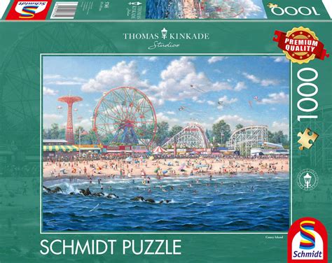 Schmidt Kinkade Coney Island Jigsaw Puzzle 1000 Pieces Pdk