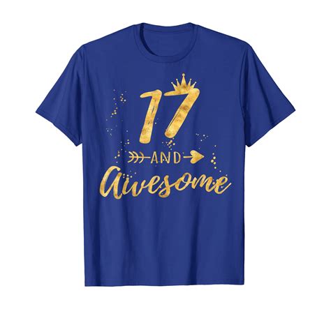 17th Birthday Shirt For Teen Girl 17 And Awesome Ts Tee T Shirt