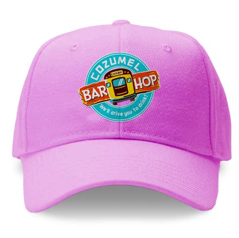 Pink Cap Cozumel Bar Hop Shop