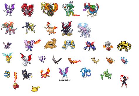 Pokemon Sprite Edits 1 By Fakerlation On Deviantart