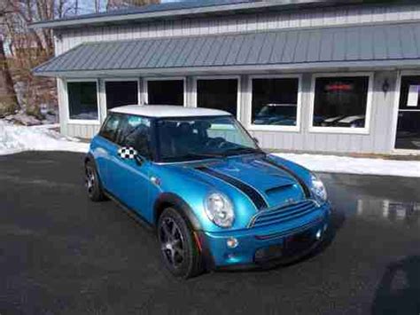 Find Used 2005 Mini Cooper S 6 Speed 48k Miles Electric Blue Fuel