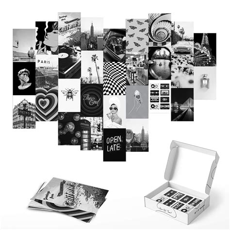 Buy Haus And Hues Black And White Wall Decor Photo Collage Kit
