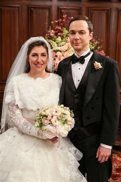 Amy Farrah Fowler Mayim Bialik And Sheldon Cooper Jim Parsons On