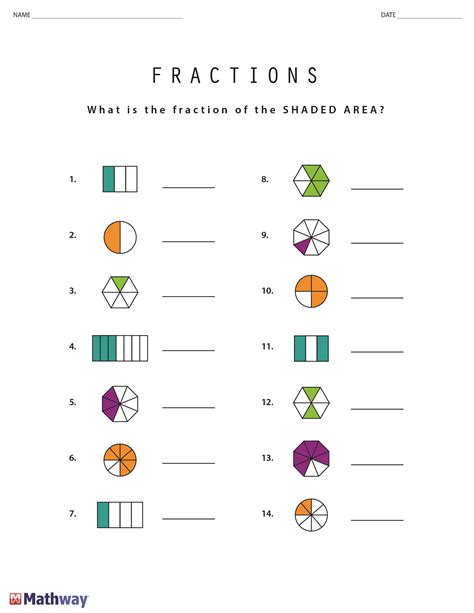Learning Fractions Print Out This Worksheet Follow Our Board For More