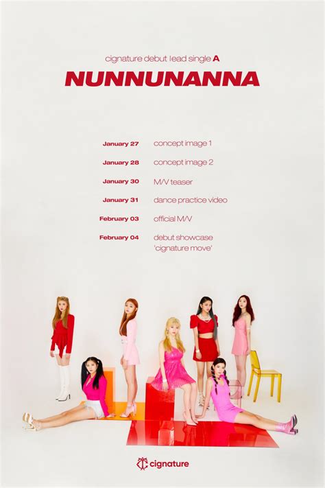 J9 Entertainment Releases Debut Schedule For New Girl Group Cignature