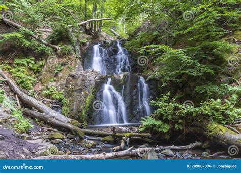 Waterfall Forsakar In Degeberga Sweden Stock Photo Image Of