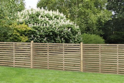 6ft X 3ft 18m X 09m Pressure Treated Contemporary Slatted Fence