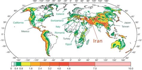 Global Seismic Hazard Map Gshap 2009 Download Scientific Diagram