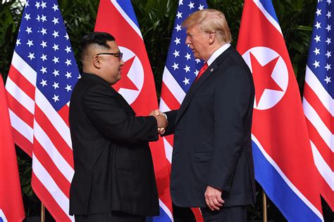 In Pictures President Trump Meets Kim Jong Un