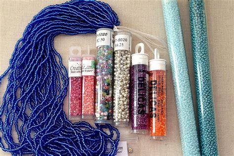 Seed Bead Sizes And What They Mean With Images Seed Bead Tutorial