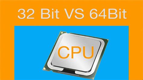 32 Bit Vs 64 Bit What Is The Difference Youtube