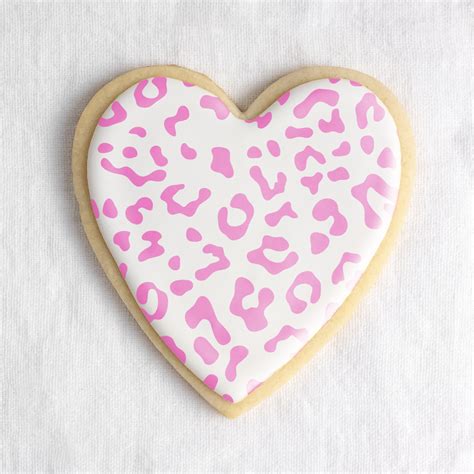 Leopard Print Cookie Stencil Durable And Reusable Mylar