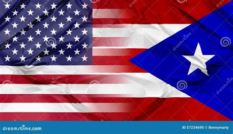 Puerto Rico United States Stock Illustration Image Of Flag 57234690
