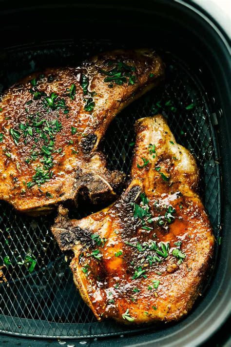 Juicy Air Fryer Pork Chops Recipe The Recipe Critic