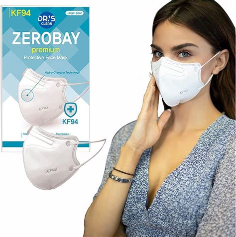 Amazon Com Kf Safety Face Masks Individual Packed Disposable Made In Korea White