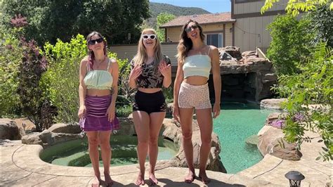 Teeny Bikinis Try On Haul With Steph In Space Ccflight And Caitlyn