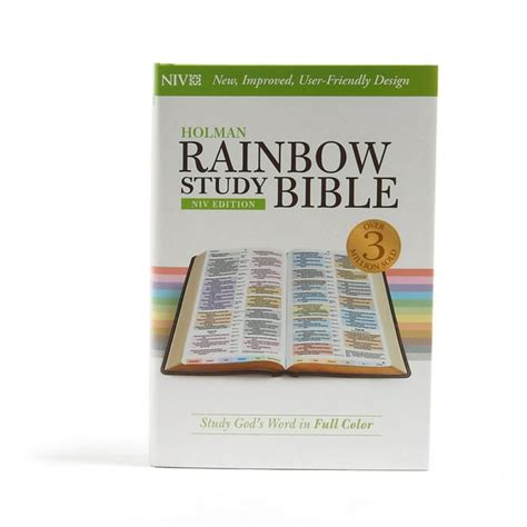 Rainbow Study Bible Niv Hardcover