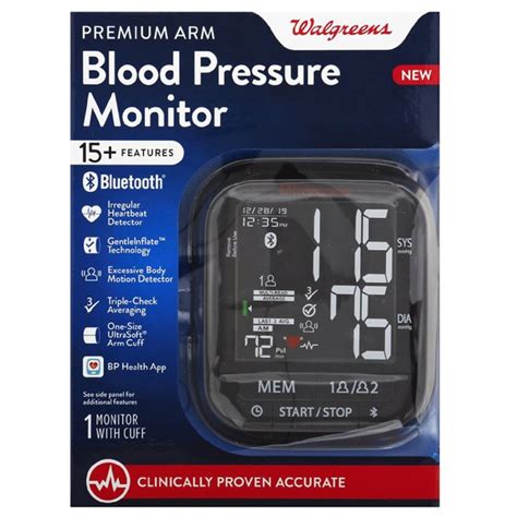 Walgreens Premium Arm Blood Pressure Monitor 1source