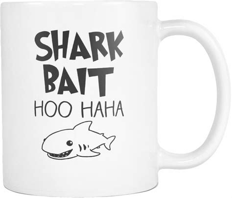 Shark Bait Coffee Mug 11 Ounce Home And Kitchen