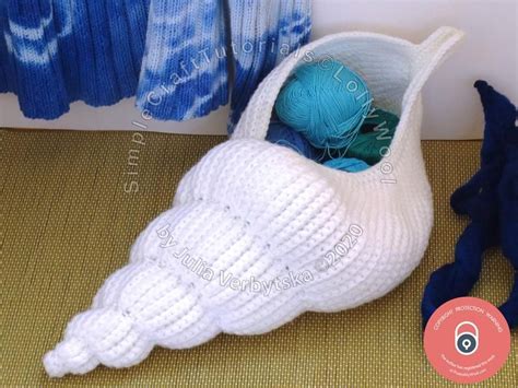 Spiral Shell Crochet Basket Pdf Crochet Tutorial Etsy Crochet Cat Bed