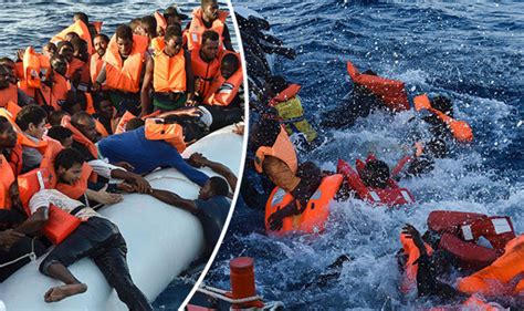 hundreds of migrants feared drowned off libya coast in mediterranean world news uk