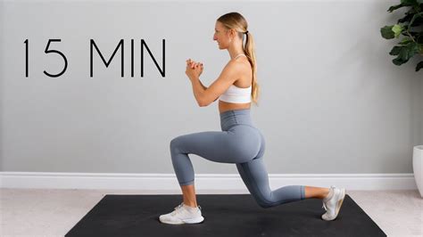 15 Min At Home Leg Butt Thigh Workout No Equipment Youtube