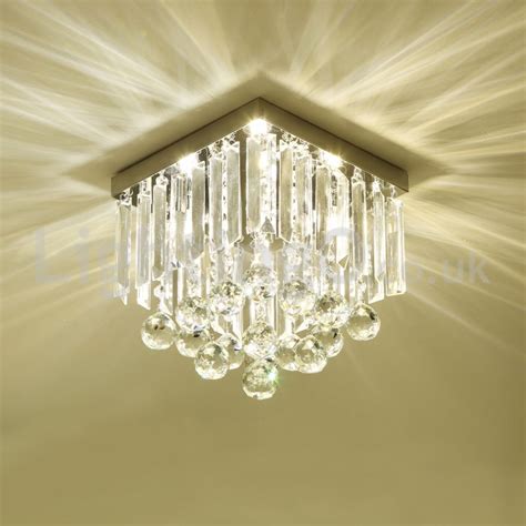 The good news is that you don't need to do any of that. Modern Square Crystal Flush Mount Ceiling Lights Hallway ...
