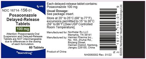 Posaconazole Tablet Delayed Release