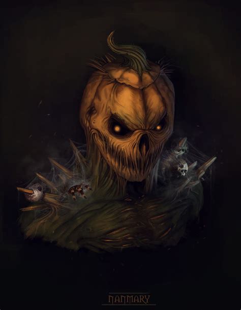 Pumpkin Monster Mary Lotos Halloween Creatures Halloween Artwork