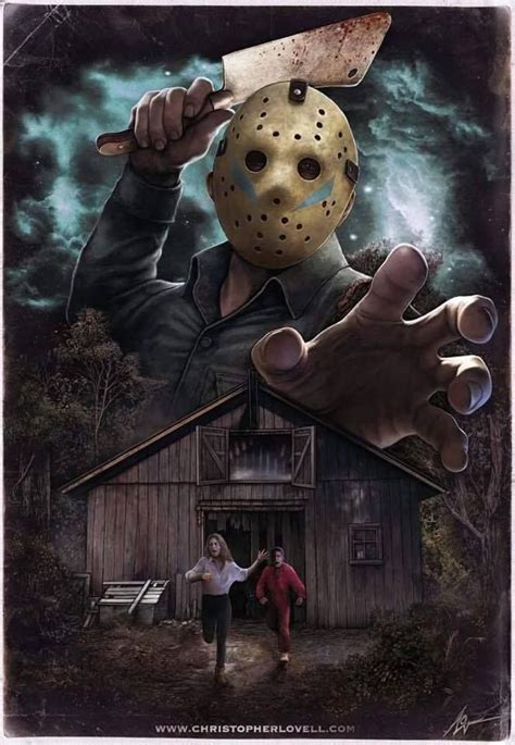 Friday 13th Jason Art Horror Movie Icons Horror Icons