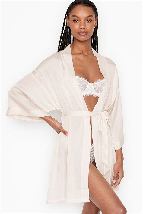Buy Victorias Secret Bridal Satin Dressing Gown From The Victorias