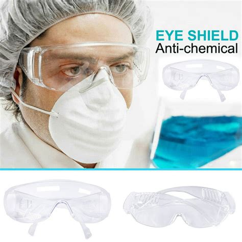 safety goggles clear safety glasses eye protection anti flu dust splash proof anti fog anti