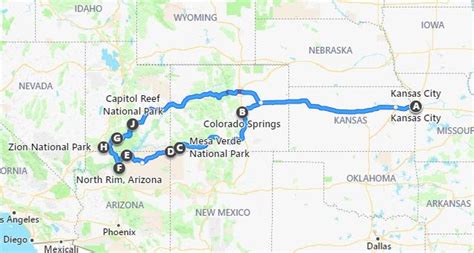 9 Day Southwestern National Park Road Trip Itinerary Sugar Bee Crafts