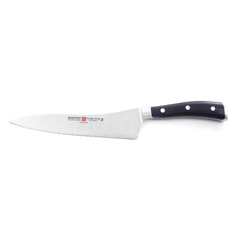 Buy Wusthof Classic Ikon 8 Offset Deli Knife Black Online At Low