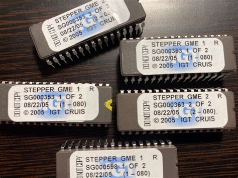 Igt S2000 Oem Sg Stepper Gme Chip Set Must Specify Chip Number Worder