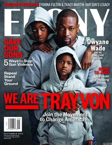 Dwyane Wade Honors Trayvon Martin On Cover Of Ebony Magazine Photo