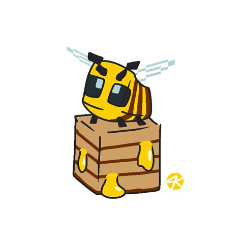 How To Draw A Minecraft Bee