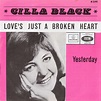 Love's just a broken heart / yesterday by Cilla Black, SP with ...