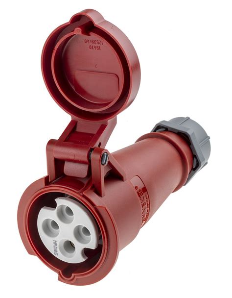Mennekes Am Top Ip Red Cable Mount P Industrial Power Socket Rated