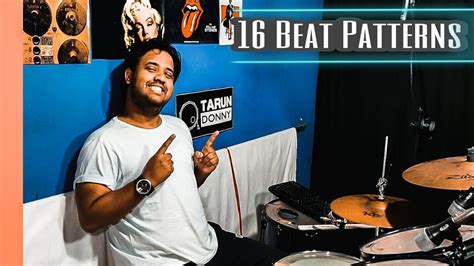 16th Notes Easy Beginner Drum Lesson By Tarun Donny Youtube