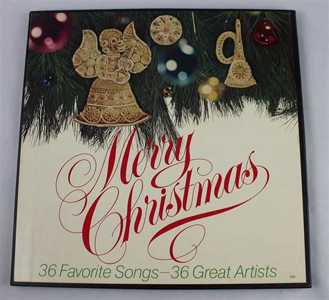 various artists merry christmas 36 favorite songs 36 great artists 3 record set box set