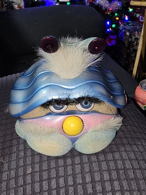 Vintage 2001 Hasbro Furby Coral Shelby Clam Blue Works Well Read Ebay