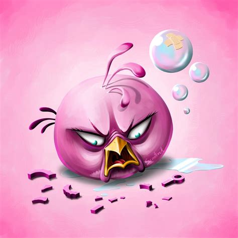 Pink Angry Bird By Scooterek On Deviantart