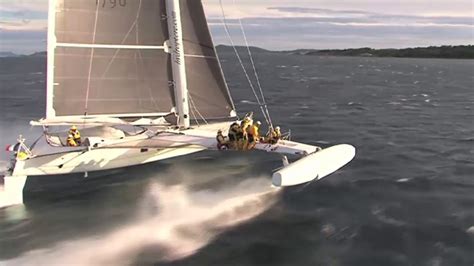 Hydroptere The Worlds Fastest Sailing Yacht Youtube