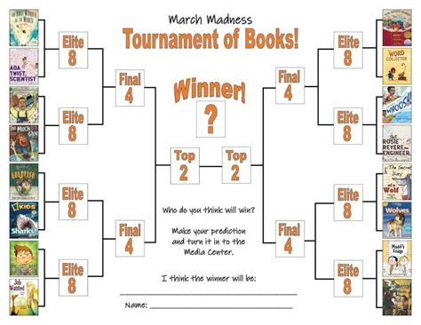 March Madness Book Tournament Bracket With Get Epic March Madness