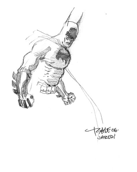 Batman Sketch By Tim Sale In Jared Michalskis Tim Sale Sketches And